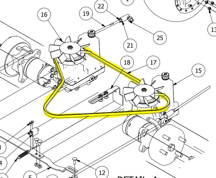 Spartan Mower Pump Drive Belts Trailsport Motors