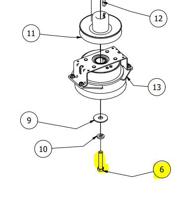 TTQ Clutch Bolt 418-0223-00