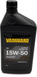 Briggs & Stratton Genuine 15W-50 Full Synthetic Engine Oil | 4-Quart Pack | For Vanguard Engines