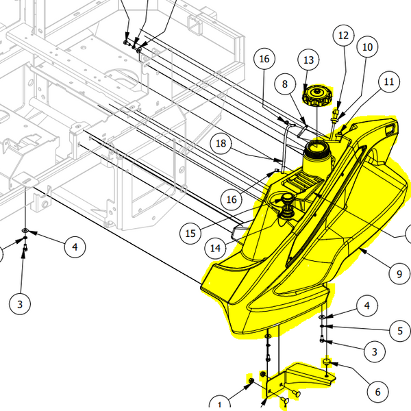 RT/SRT Fuel Tank Assembly All Years | 467-0001-KT