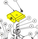 RZ 61" 2016-2019 Pulley Cover