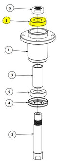 Upgraded Sealed Spindle Bearing For Most Models Replaces 410-0003-00