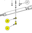 Blade Bolt & Lock Washer 418-0078-00 |  3253-8