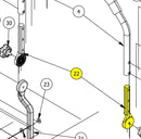 Height/Pitch Replacement Adjustable Upper Drive Arm 431-0003-00