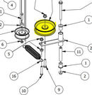 5 3/4" 7/16" Spacer Idler Pulley 433-0013-00