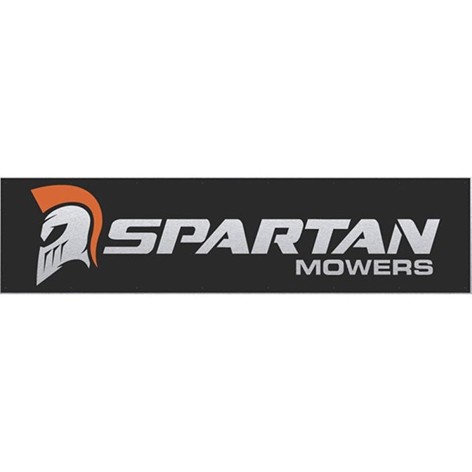 SPARTAN MOWERS MEDIUM ALUMINIUM COIL SIGN 72"'X18"